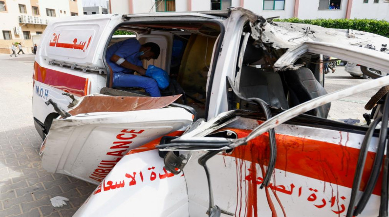 ارتقاء مدير الإسعاف والطوارئ في غزة
